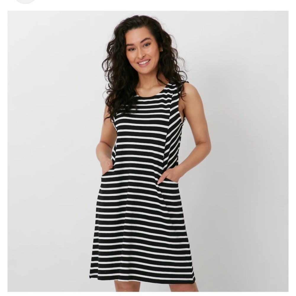 Shannon passero striped tank dress with pockets size X-Large